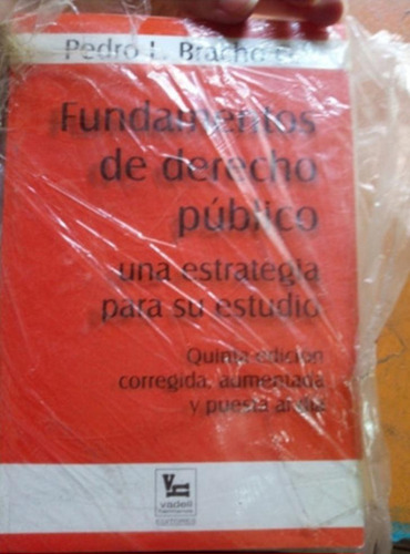 Fundamentos De Derecho Público, Pedro Bracho