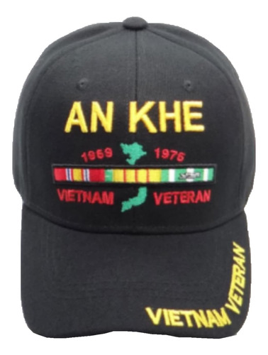 An Khe Vietnam Veteran Gorra Béisbol Negra Nuevo