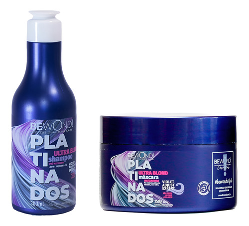 Bewond Platinados Ultra Blond - Shampoo E Máscara