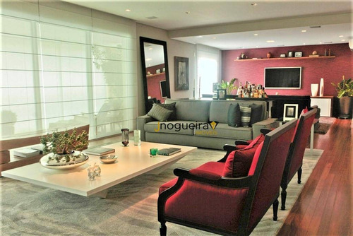 Imagem 25 de 30 de Apto Com 4 Dormitórios -suítes, Decorado E Mobiliado, À Venda, 385 M² Por R$ 7.000.000 - Campo Belo - São Paulo/sp - Ap14022
