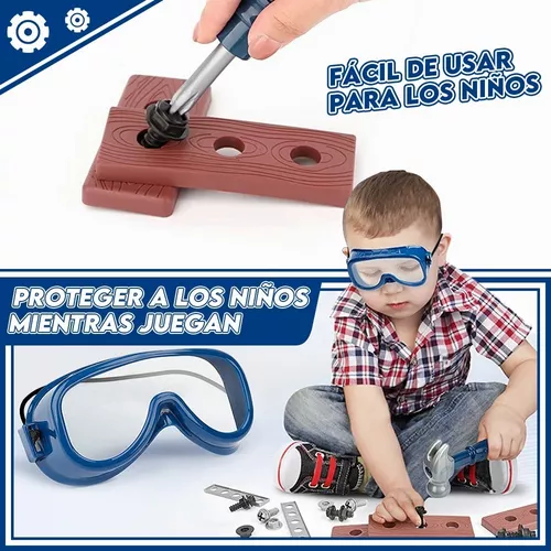 Juguete Herramientas Niño Caja Taladro Infantil Accesorio 28