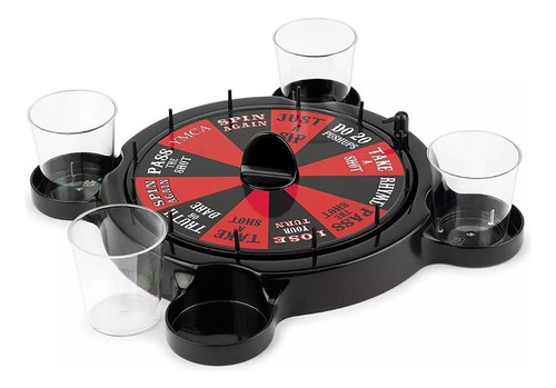 Ruleta De Tragos Con 4 Shots De Tequila Para Previas Boliche