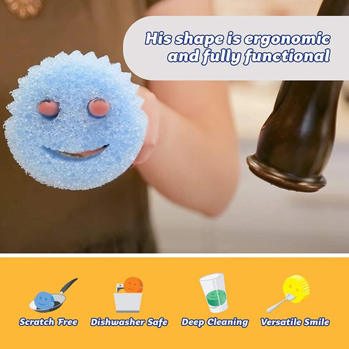 Scrub Daddy Colores, Paquete Flexible De 3