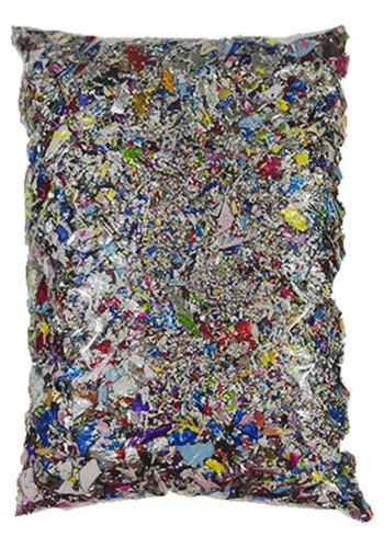 Confeti Metálico Multicolor Detonable Efecto Lluvia 200g