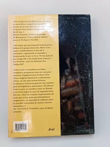 La Proporción Áurea Mario Livio (Usado)