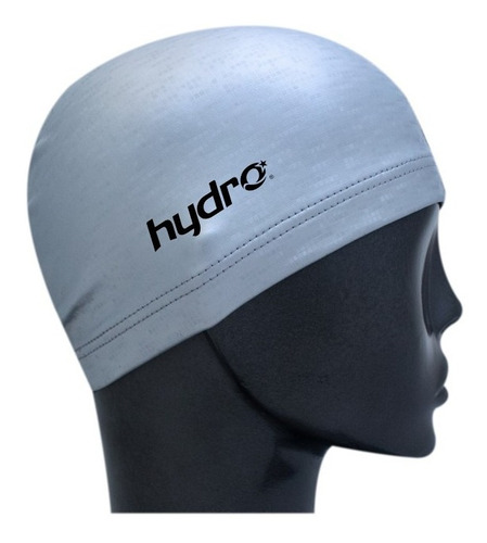 Gorra Natacion Impermeable Gorro Hydro Unisex Adulto Entrenamiento Pileta + Estuche Color Plata 3.0 Diseño De La Tela Liso Tamaño Adulto