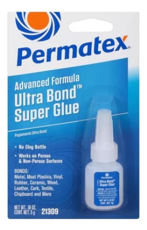 Pegamento Ultra Bond Super Glue Permatex