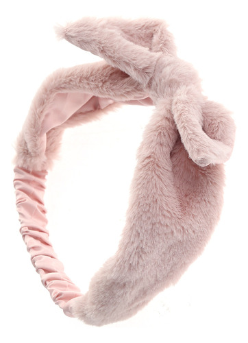Diadema De Peluche Con Orejas De Conejo Para Mujer, Adorable