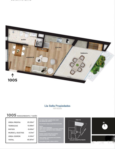 Imagen 4 de 11 de Venta Monoambiente En Cordón Cw165268