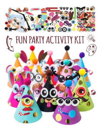 Kit De Sombreros De Fiesta Con Purpurina Para Jardín, Cumple