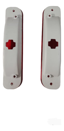 Par De Cuartos Laterales De Batea Chevrolet Pickup 78-88 Rojo