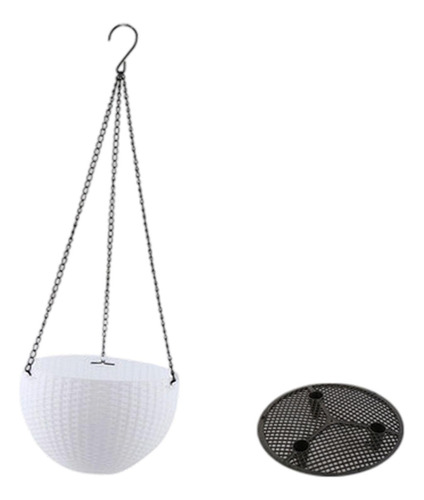 Hanging Planter Versatile Flower Pot Holder Compatible White