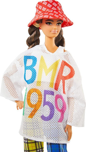 Barbie Bmr1959 Morena Tranças Chapéu Linha 2020 Articulado