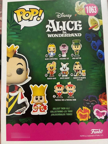 Funko Pop! Alice In Wonderland: Queen Of Hearts W/king #1063