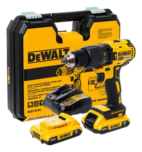 Paraf / Furad Imp 1/2 20v 2 Bat + Carreg Dcd7781d2 Dewalt