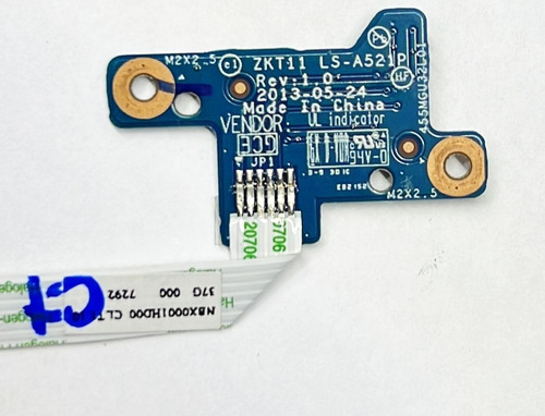 Boton De Encendido Hp 11-e003la  Ls-a521p