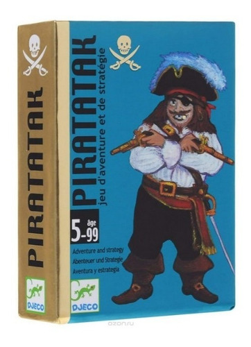 Piratatak Juego De Cartas De Djeco - Upalalá