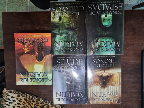 Colección Game Of Thrones Libros X5