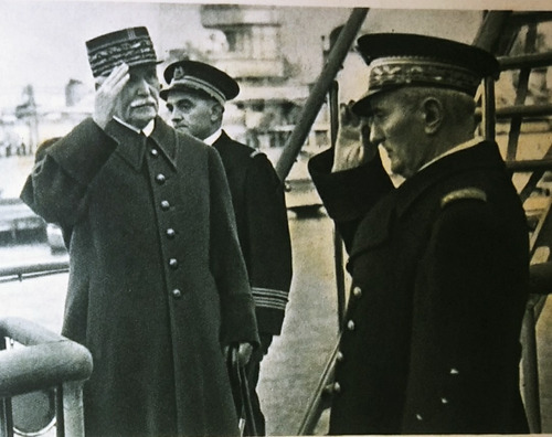 Marina Francia 1941 Almirantazgo Época Philippe Pétain 