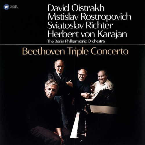 Beethoven Herbert Von Karajan Triple Concerto Lp Vinyl