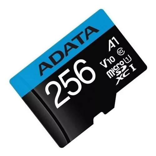 256GB Adata Premier microSDXC A1 UHS1 CL10 Tarjeta memoria adaptador SD 85MB/s 