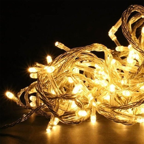 Luz Guirnalda Led Navidad X 100 Leds  Calida Decoracion