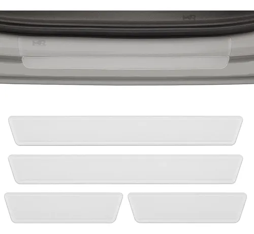 Adesivo Soleira Proteção Porta Película Incolor Ppf 4 Portas