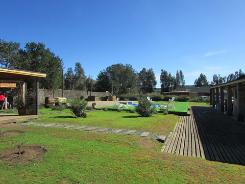 Vendo Parcela Hacienda Maitenes Con Casa Y Piscina Incluída