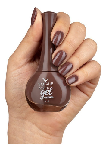 Esmalte Vogue Coloríssimo Efeito Gel de Longa Duração 14 Ml Cor Força