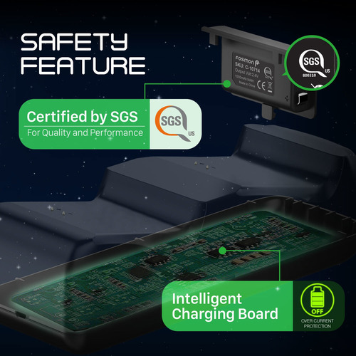 Cargador Dual Para Control Xbox One Fosmon Con Indicador