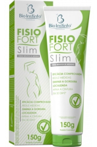 Gel Redutor Fisio Fort Slim Queima Barriga Redutora Medidas