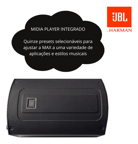 Caixa Profissional Jbl Max12 350w Ativa Bluetooth