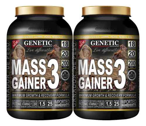 50 Servicios Ganador Masa Muscular Magra Mass Gainer Genetic