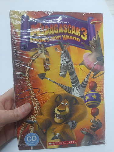 Madagascar 3 Europe's Most Wanted Scholastic Level 3 Nuevo!