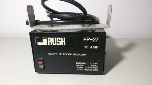 Fuente De Poder 13.8 12 Amp Rush Fp-27