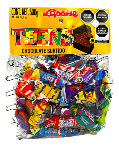 Chocolate Surtido Teens Laposse 500gr.