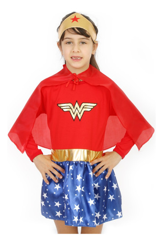 Día Del Niño! Disfraz Infantil Mujer Maravilla-wonderwoman