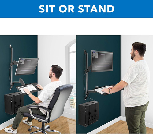 Soporte Para Monitor Y Cpu De Pared
