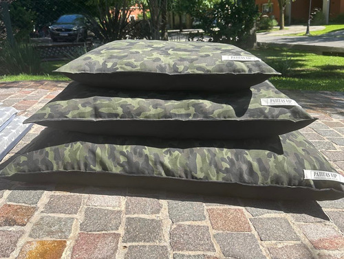 Almohadon Mascotas + Funda Con Cierre. Talle M Desmontable