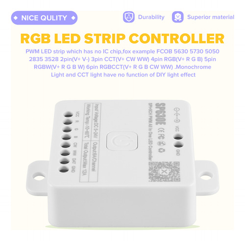 Controlador Led Bluetooth Sp630e Compatible Con Pwm Cct Rg M