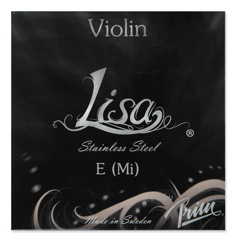Corda Violino Prim Lisa 1ª Mi E 4/4 Média