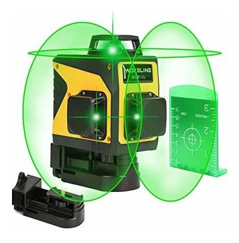 Laser Linea Verde 3d Nivel Autonivelante Recargable Para