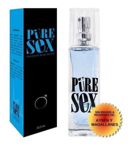 Perfume Con Feromonas Pure Sex Para Hombres 33ml