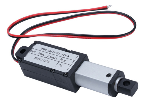 Actuador Lineal Eléctrico Pequeño De 0.8 Pulgadas, Carrera,