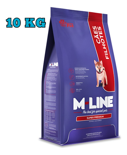 Alimento M-line Para Perros Cachorros 10kg + Regalo