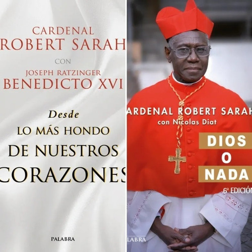 Paquete Libros Del Cardel Robert Sarah Y Joseph Ratzinger