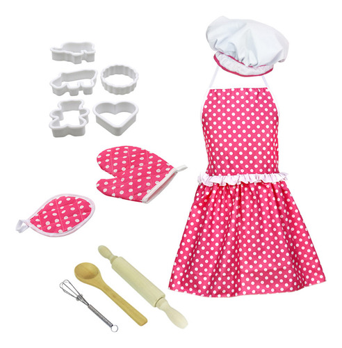 Set De Cocina Y Repostería Para Niños R, 12 Piezas, Disfraz