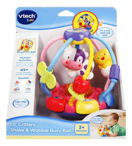 Vtech Pelota Baby Lil Critters Morada