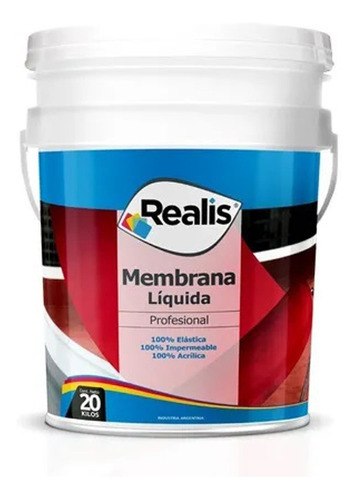 Membrana Liquida Techos Y Muros Realis X 20 Kg Universo