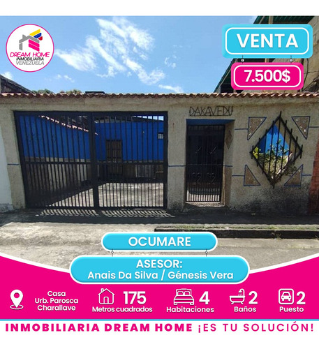 Casa En Venta  Urb. Parosca - Ocumare Del Tuy. 